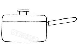 廚房用品簡筆畫圖解教程 輕松繪制常見廚具衛具